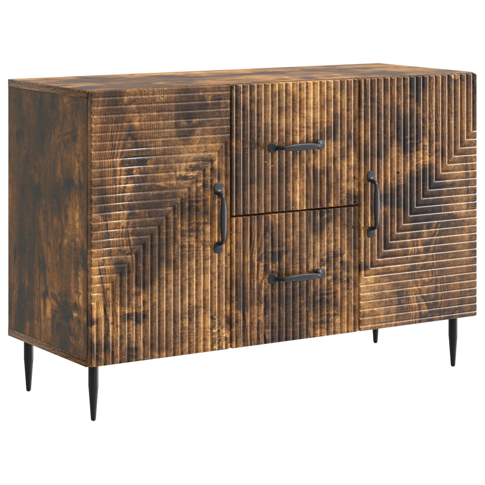 Kreveta Dimljeni hrast 89 x 34,5 x 60 cm Konstruirano drvo