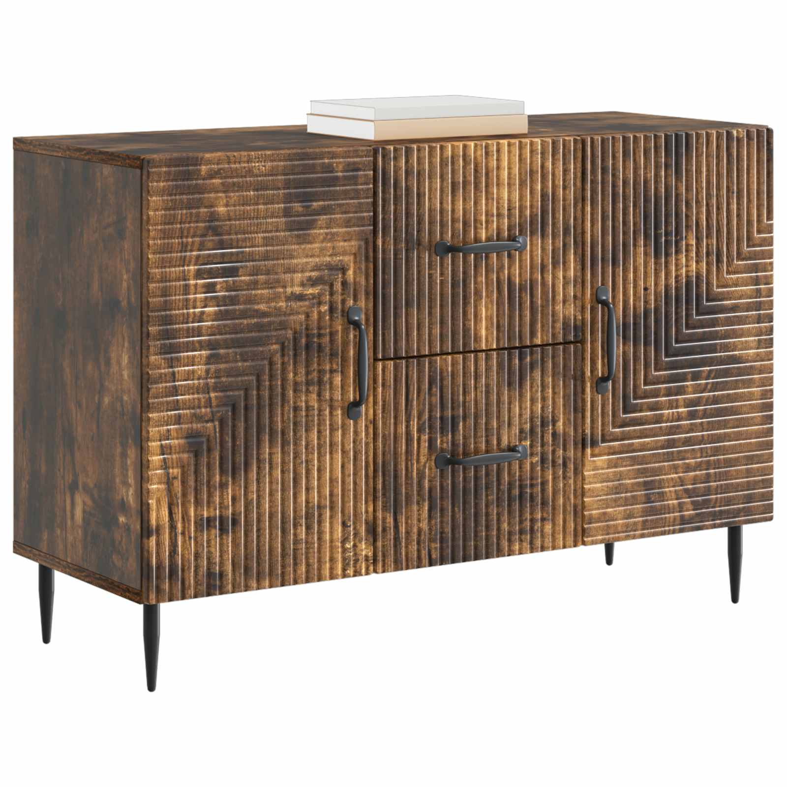 Kreveta Dimljeni hrast 89 x 34,5 x 60 cm Konstruirano drvo