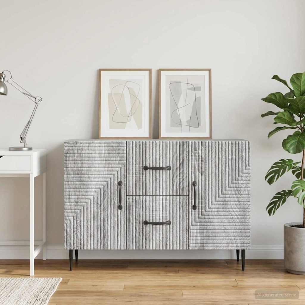 Kreveta Siva sonoma 89 x 34,5 x 60 cm Konstruirano drvo