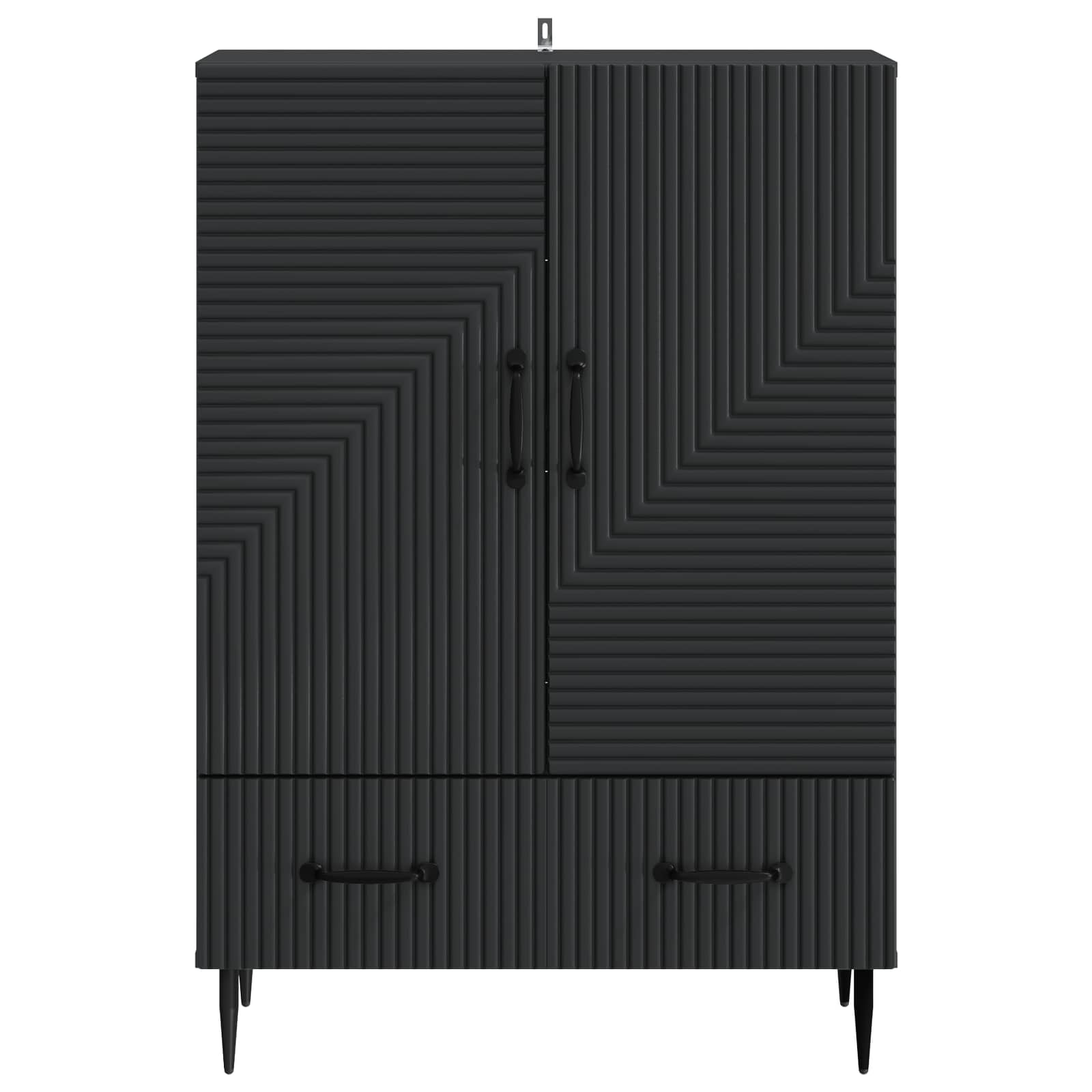 Kreveta s ladicama Crna 66 x 34,5 x 95 cm Konstruirano drvo