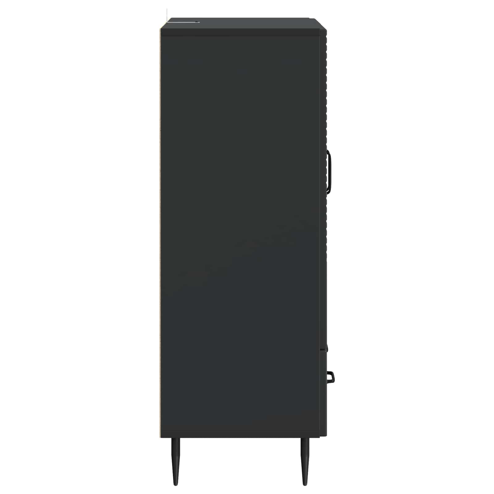 Kreveta s ladicama Crna 66 x 34,5 x 95 cm Konstruirano drvo