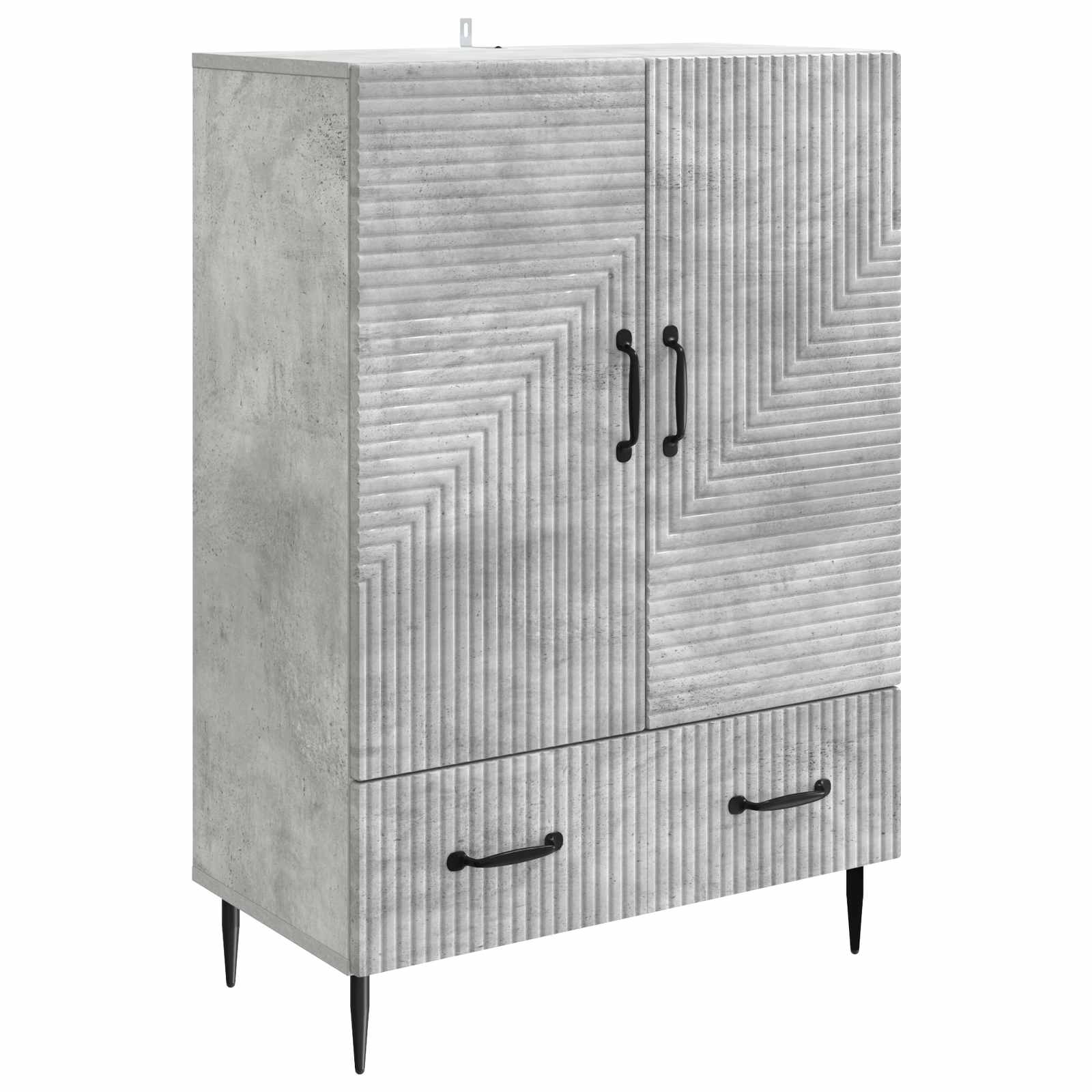 Kreveta Betonska siva 66 x 34,5 x 95 cm Konstruirano drvo