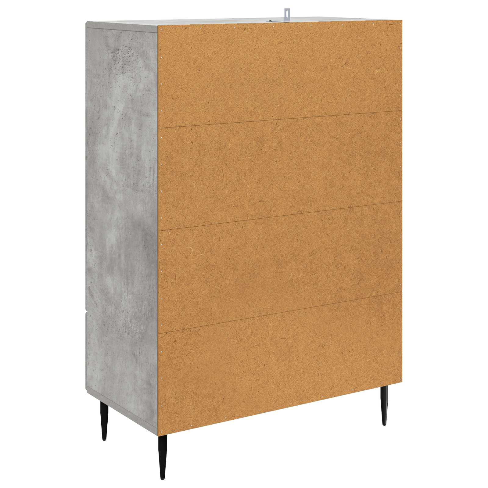 Kreveta Betonska siva 66 x 34,5 x 95 cm Konstruirano drvo