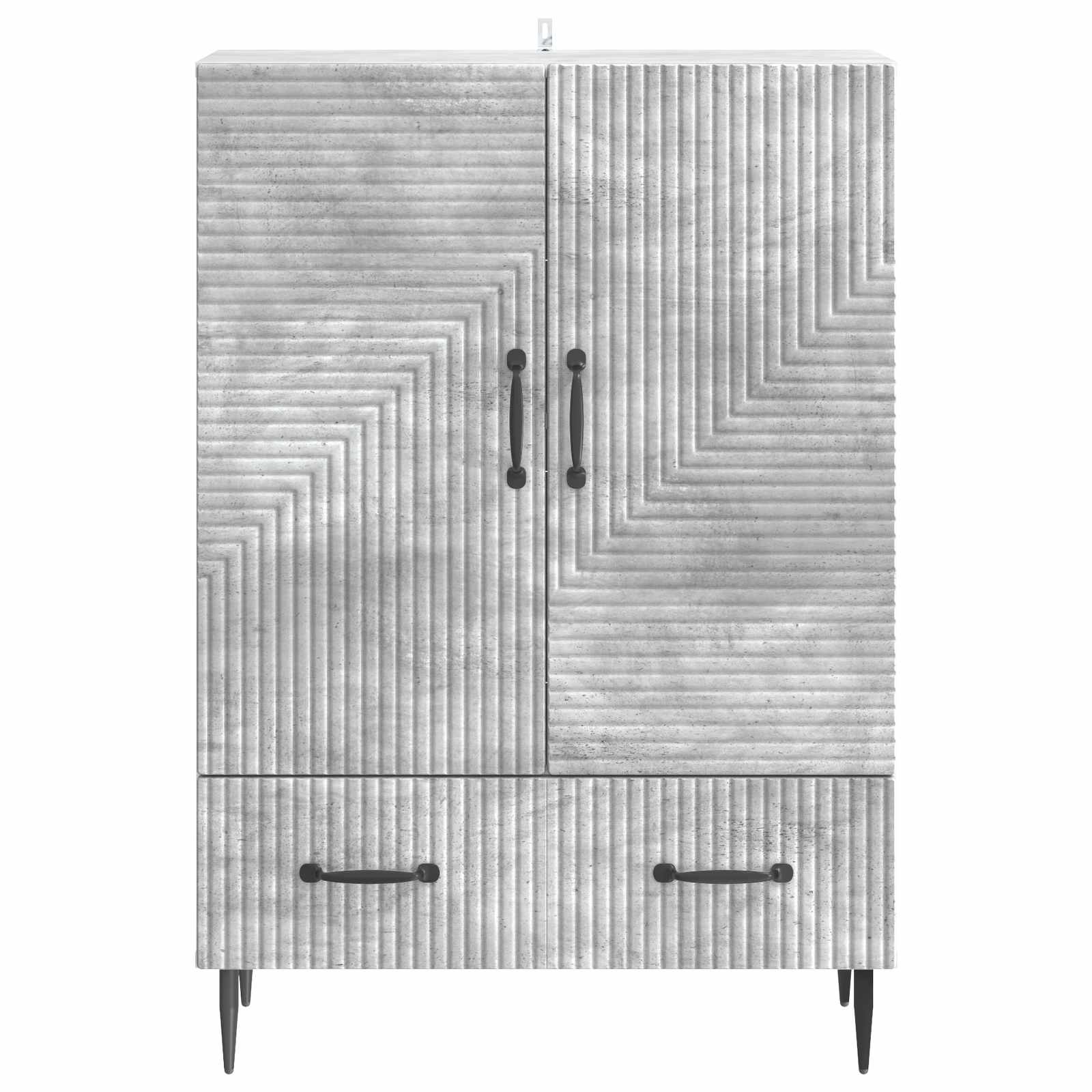 Kreveta Betonska siva 66 x 34,5 x 95 cm Konstruirano drvo