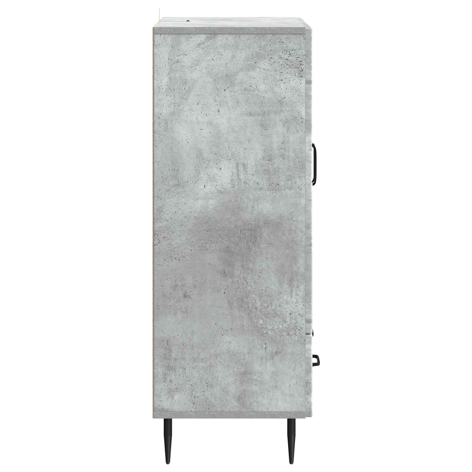 Kreveta Betonska siva 66 x 34,5 x 95 cm Konstruirano drvo
