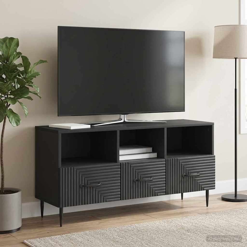 TV ormar s ladicama Crna 102 x 34,5 x 50 cm Konstruirano drvo