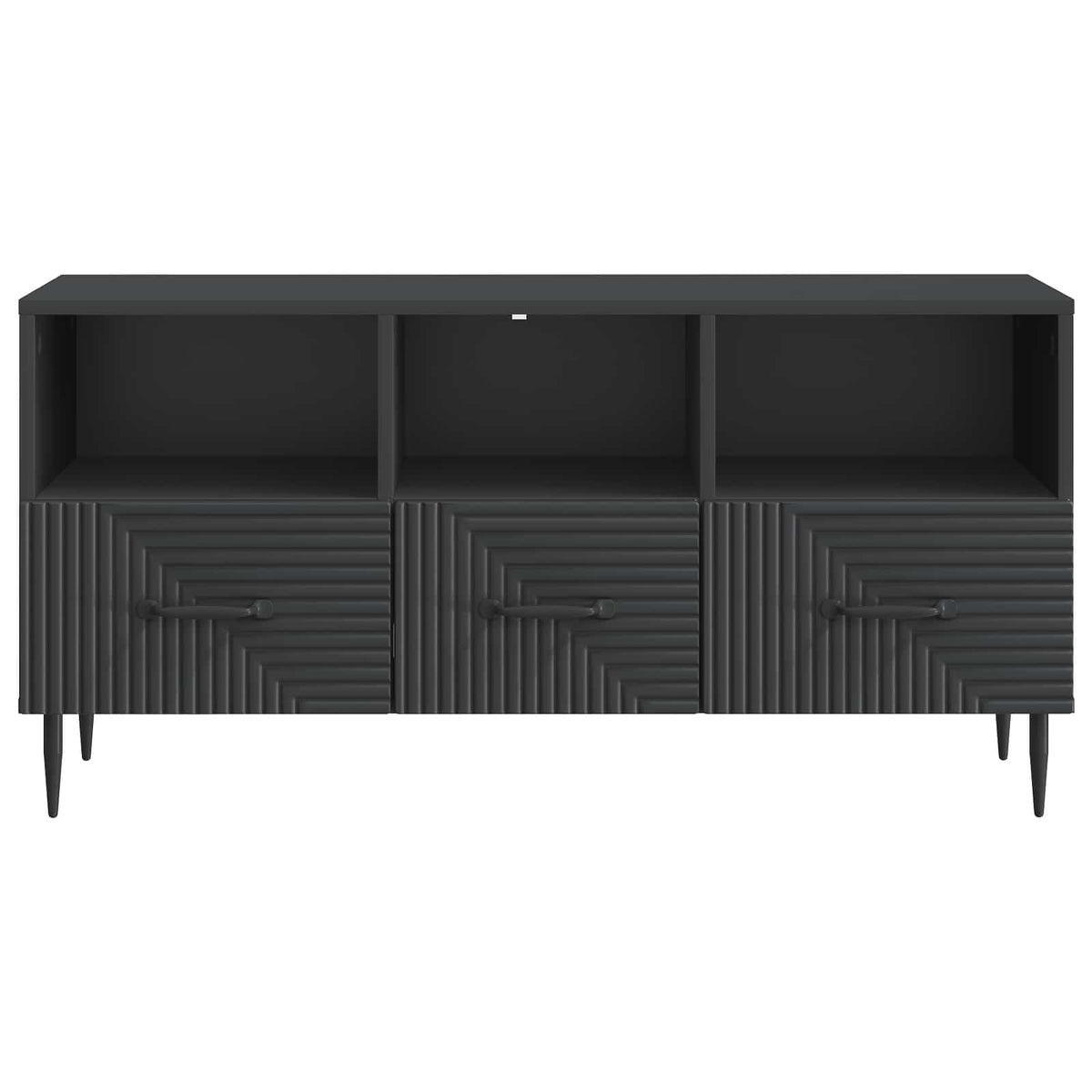 TV ormar s ladicama Crna 102 x 34,5 x 50 cm Konstruirano drvo