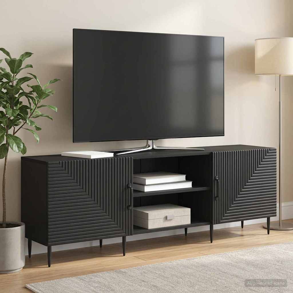 TV ormar Crna 150 x 31 x 50 cm Konstruirano drvo