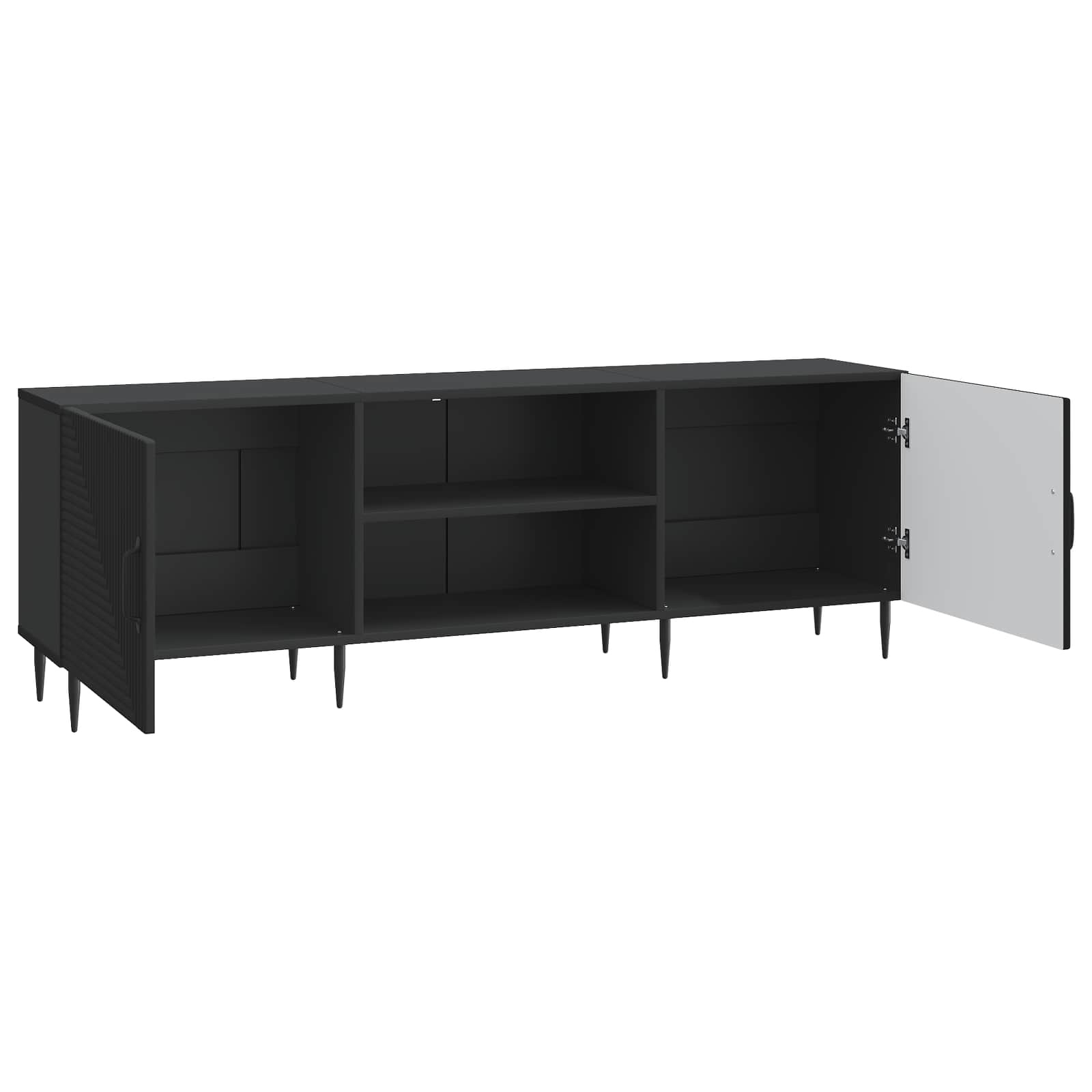 TV ormar Crna 150 x 31 x 50 cm Konstruirano drvo