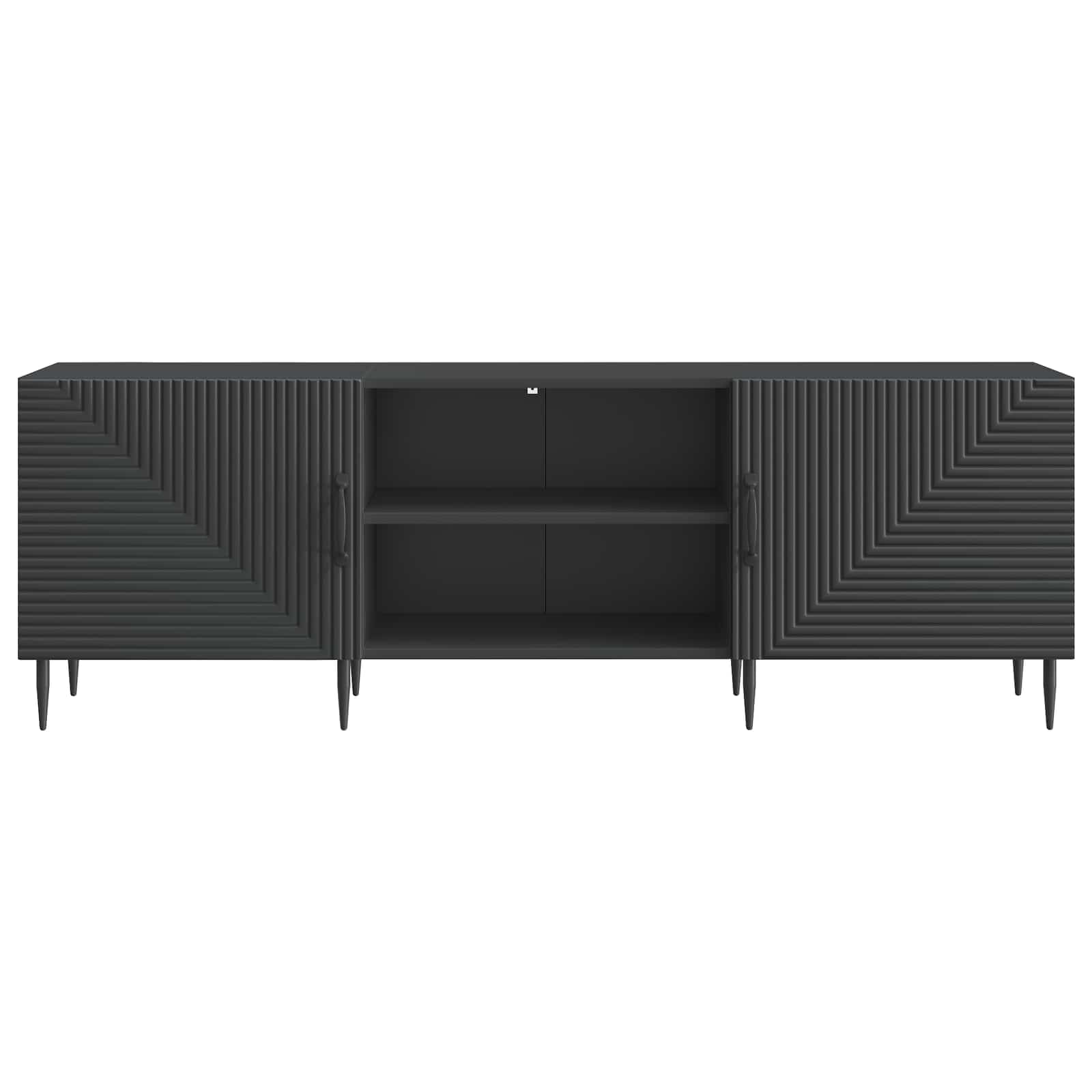 TV ormar Crna 150 x 31 x 50 cm Konstruirano drvo