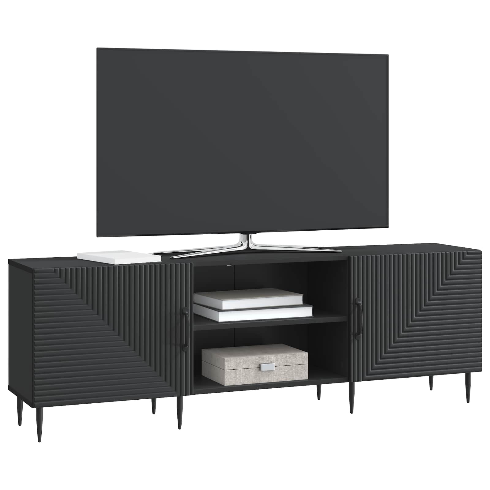 TV ormar Crna 150 x 31 x 50 cm Konstruirano drvo