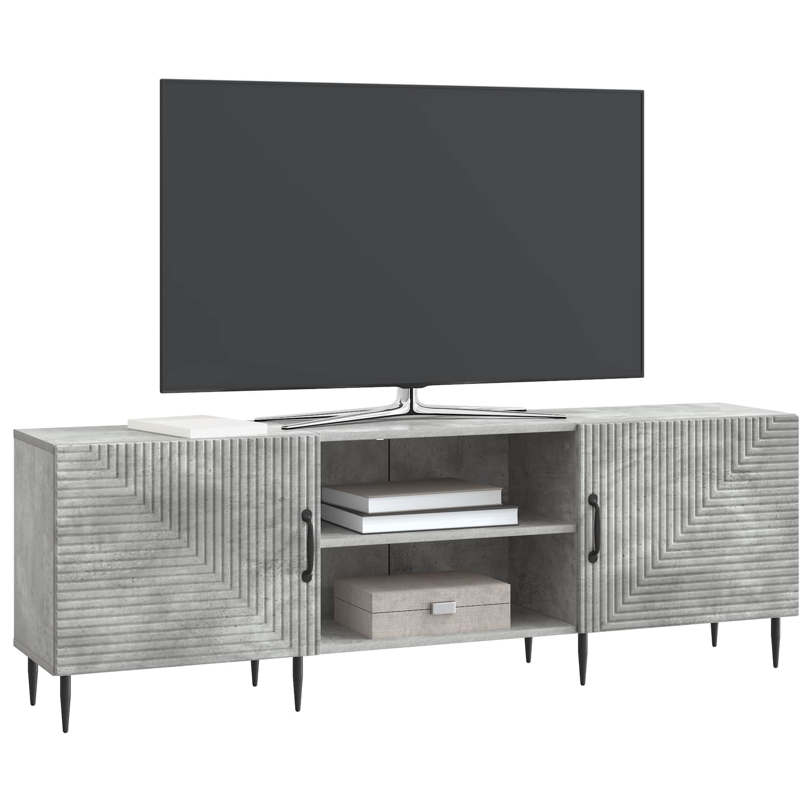 TV ormar Betonska siva 150 x 31 x 50 cm Konstruirano drvo