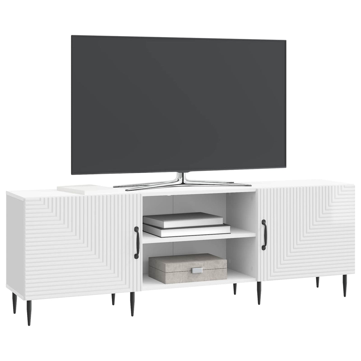 TV ormar 150 x 31 x 50 cm Bijela visokog sjaja