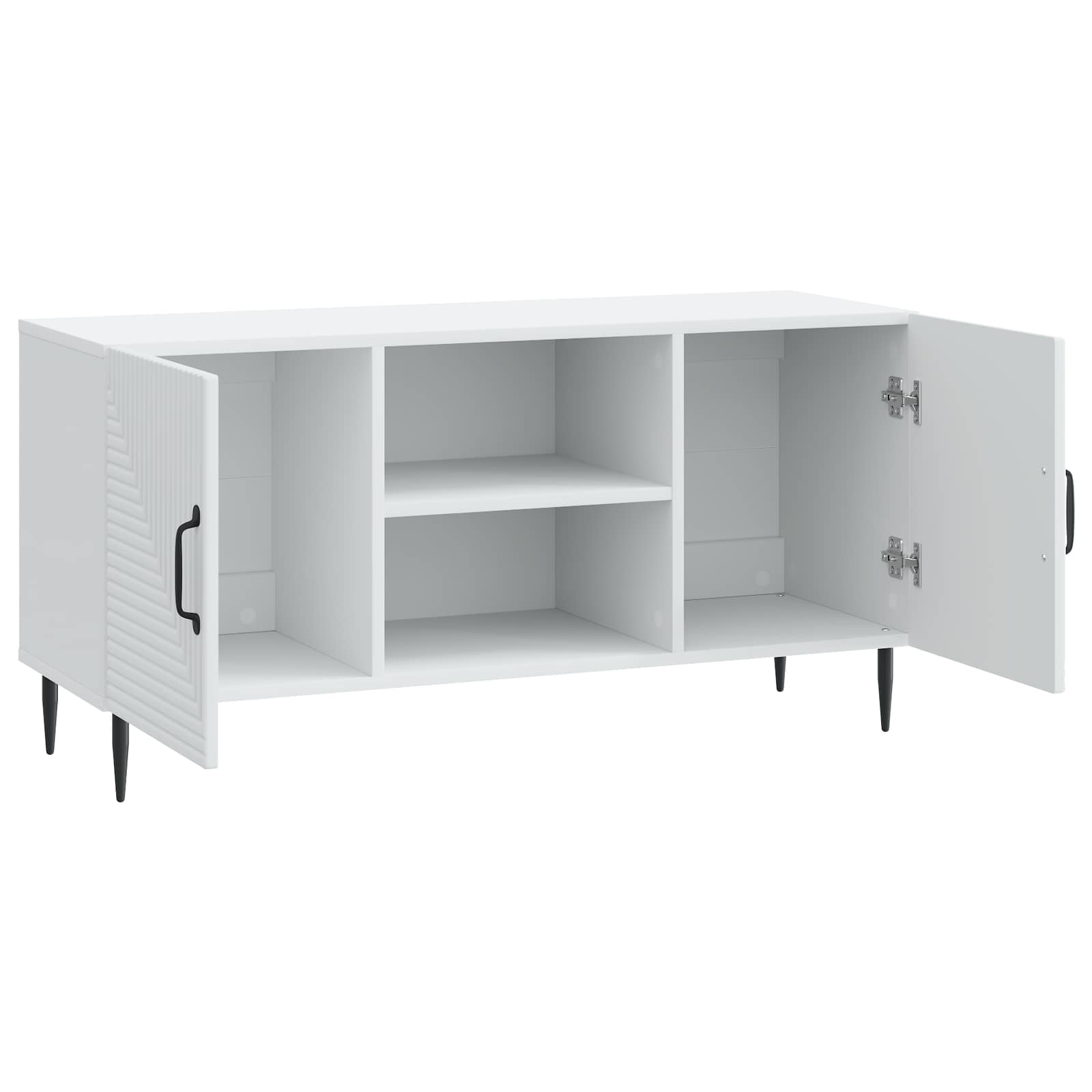 TV ormar Bijela 102 x 34,5 x 50 cm Konstruirano drvo