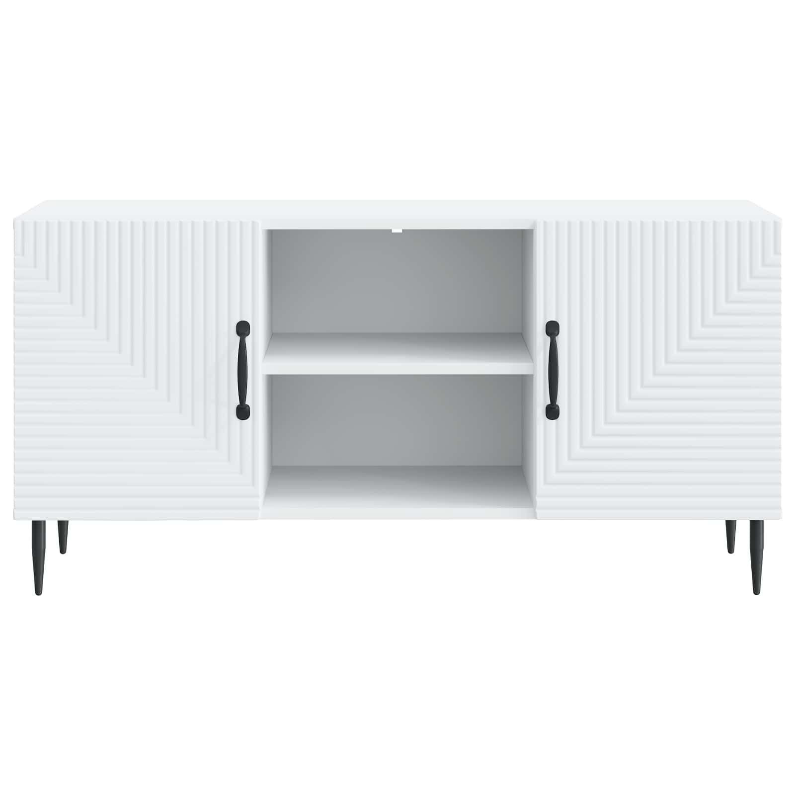 TV ormar Bijela 102 x 34,5 x 50 cm Konstruirano drvo
