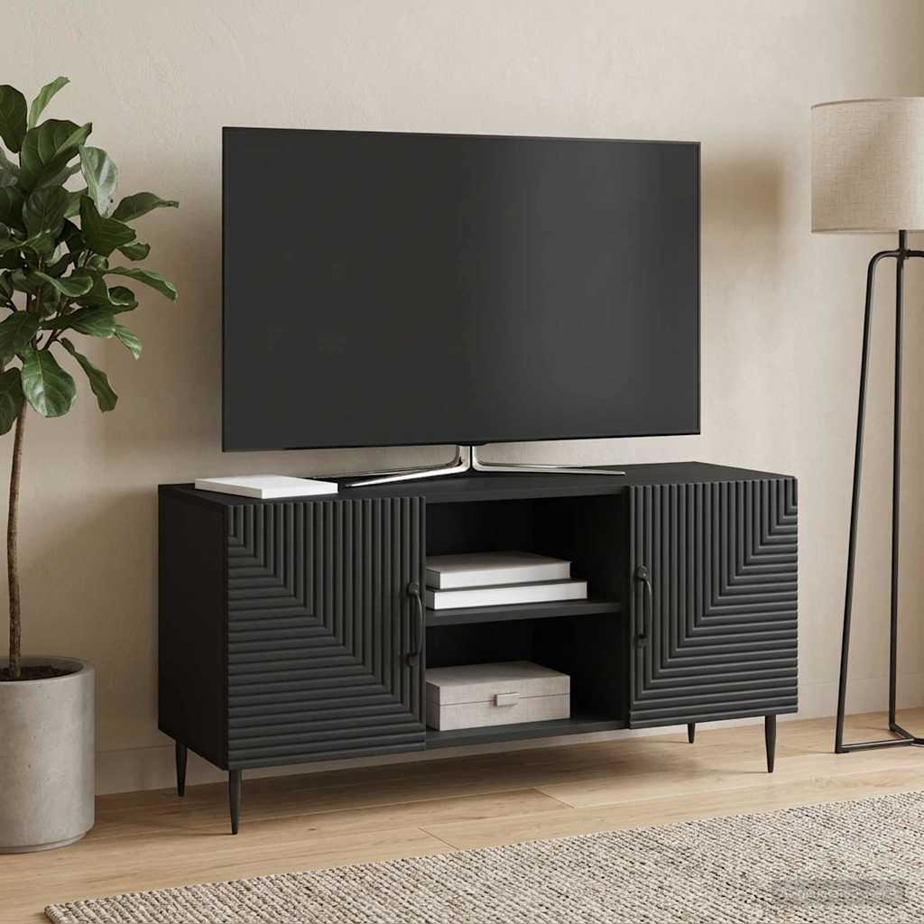 TV ormar Crna 102 x 34,5 x 50 cm Konstruirano drvo