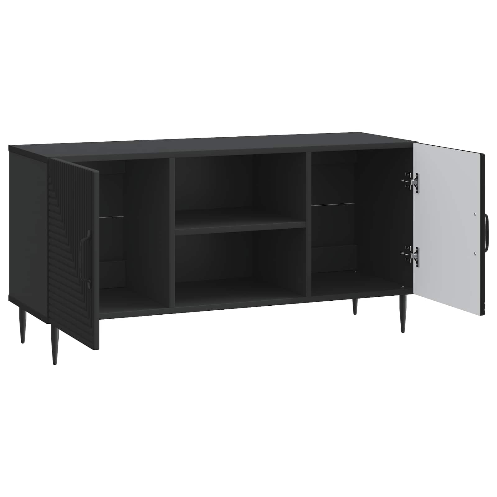 TV ormar Crna 102 x 34,5 x 50 cm Konstruirano drvo