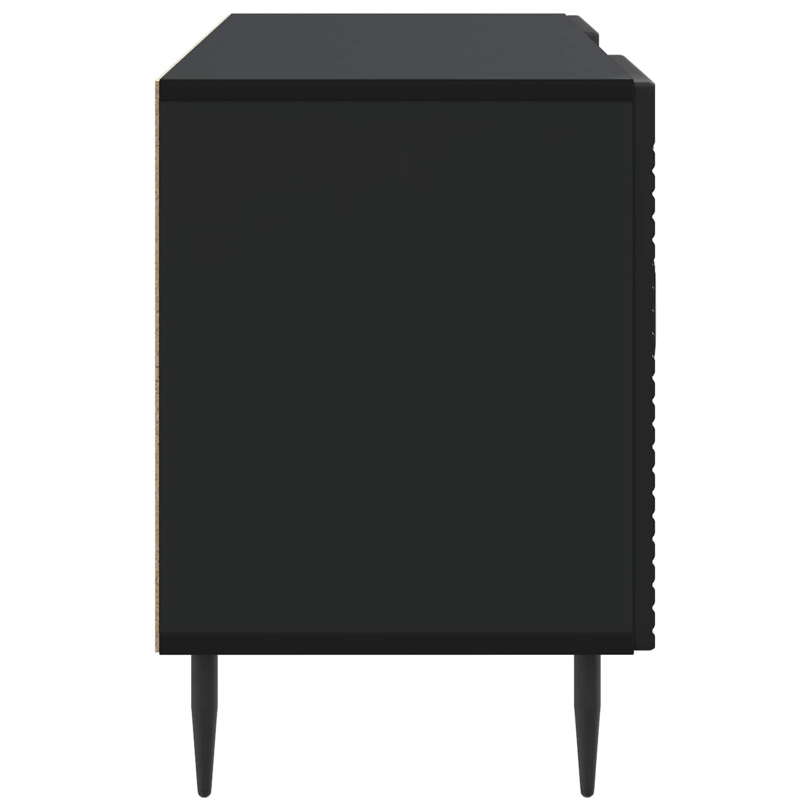 TV ormar Crna 102 x 34,5 x 50 cm Konstruirano drvo