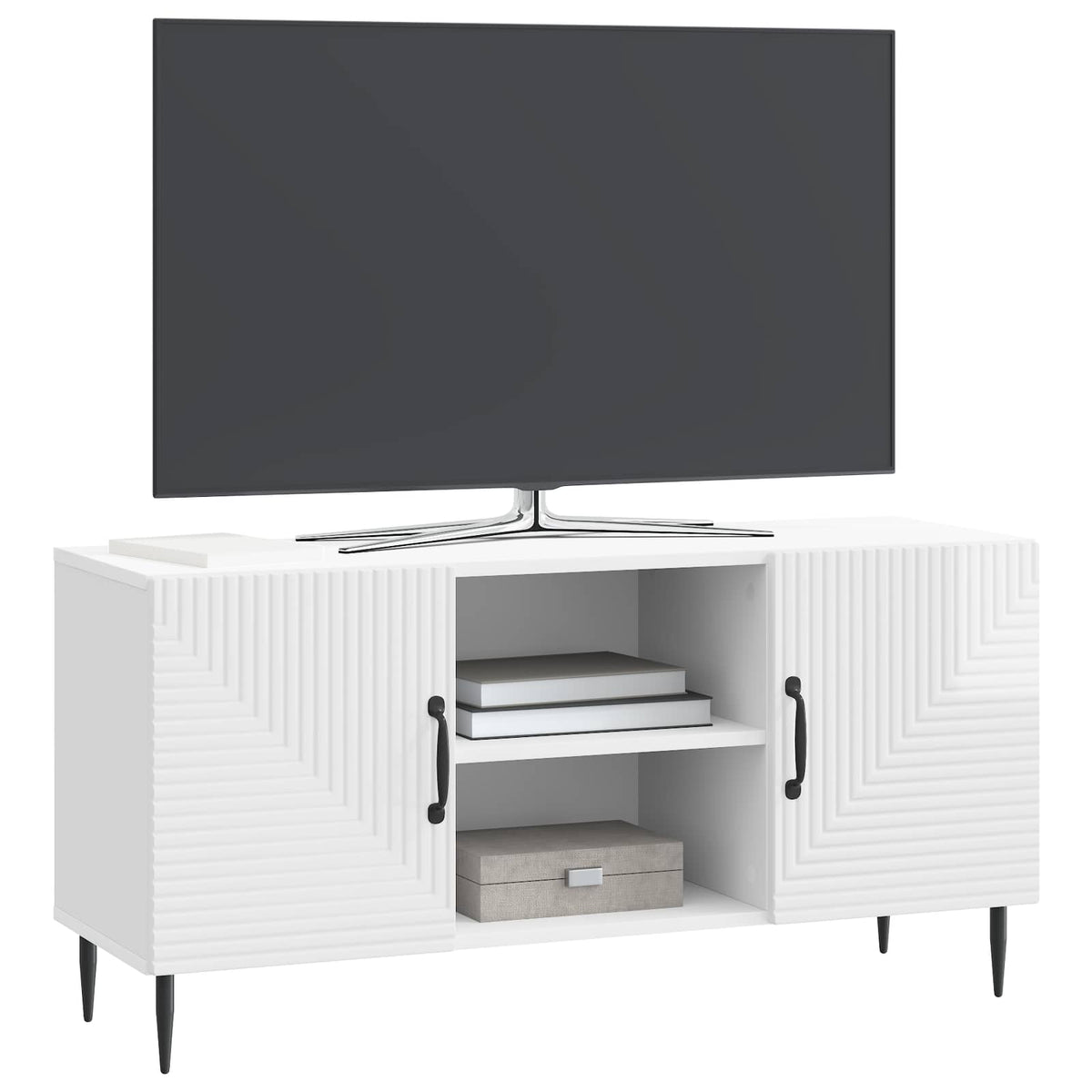 TV ormar Bijela visokog sjaja 102 x 34,5 x 50 cm