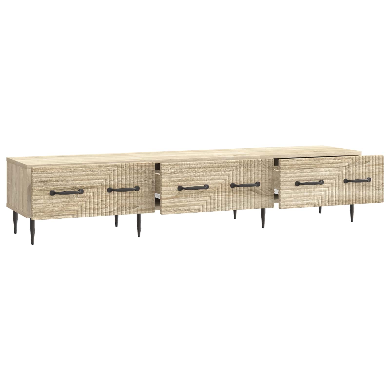 TV ormar Hrast sonoma 147 x 34,5 x 30 cm Konstruirano drvo