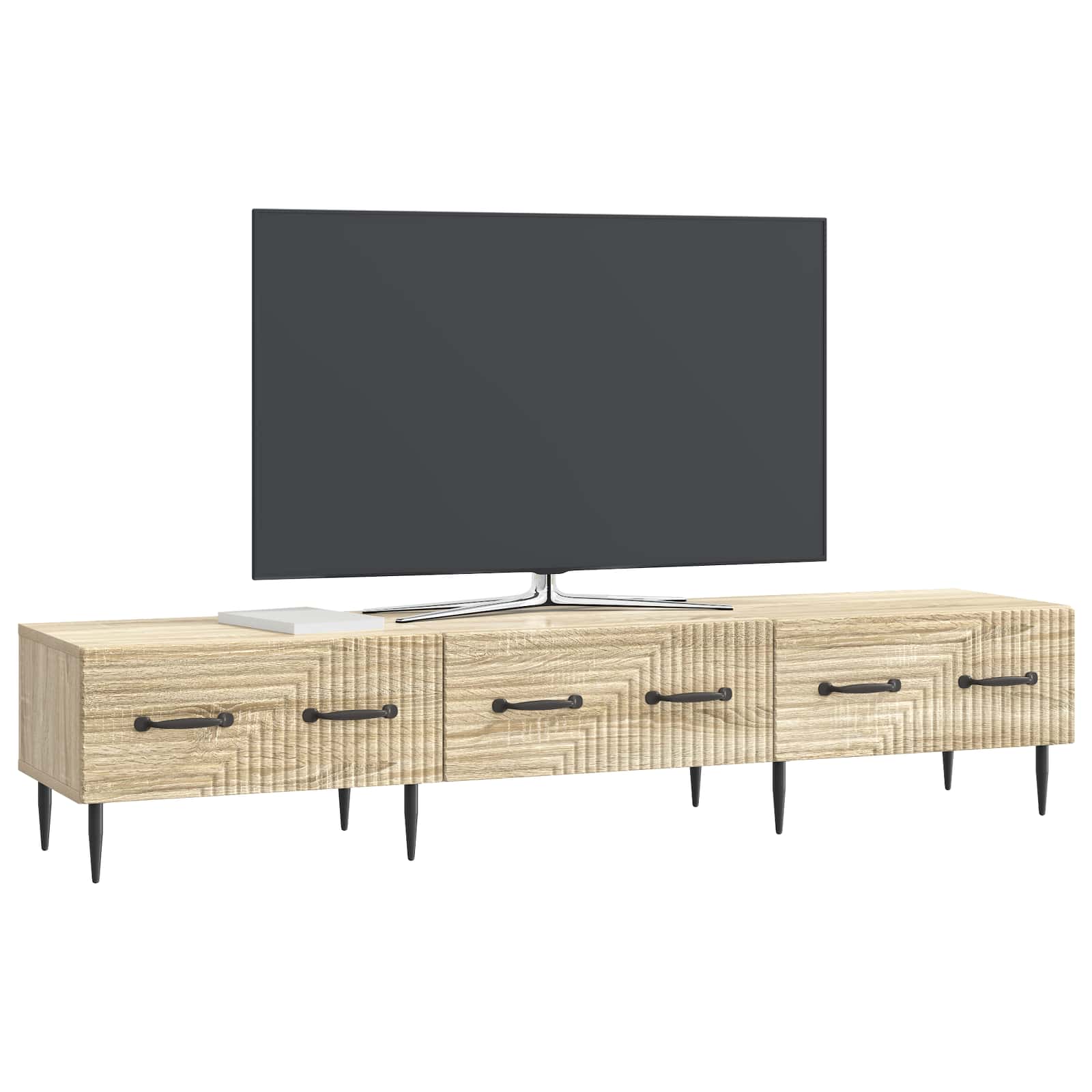 TV ormar Hrast sonoma 147 x 34,5 x 30 cm Konstruirano drvo