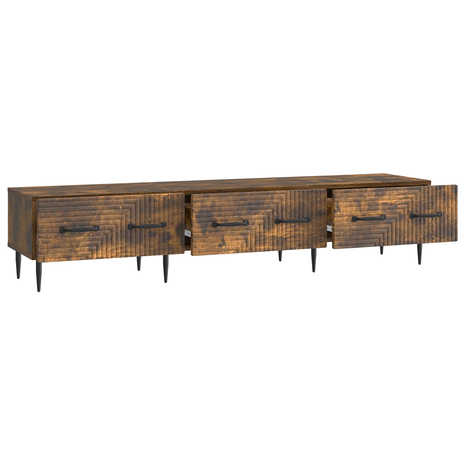 TV ormar Dimljeni hrast 147 x 34,5 x 30 cm Konstruirano drvo