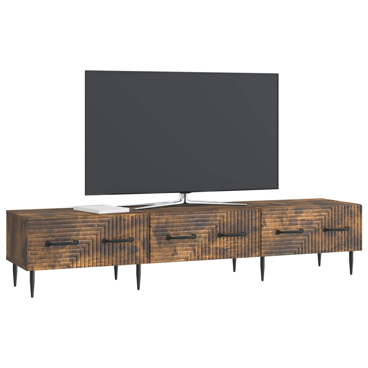 TV ormar Dimljeni hrast 147 x 34,5 x 30 cm Konstruirano drvo