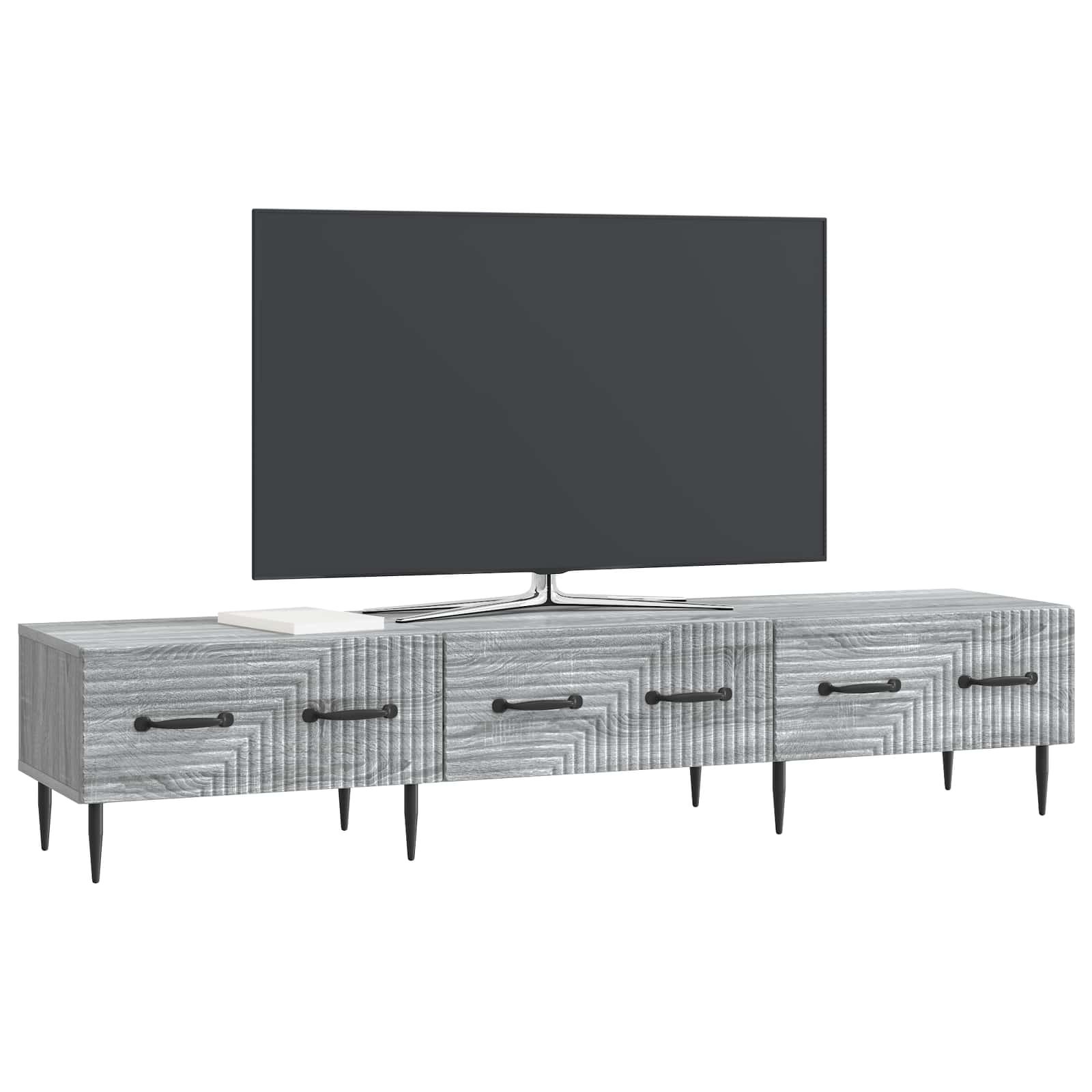 TV ormar Siva sonoma 147 x 34,5 x 30 cm Konstruirano drvo