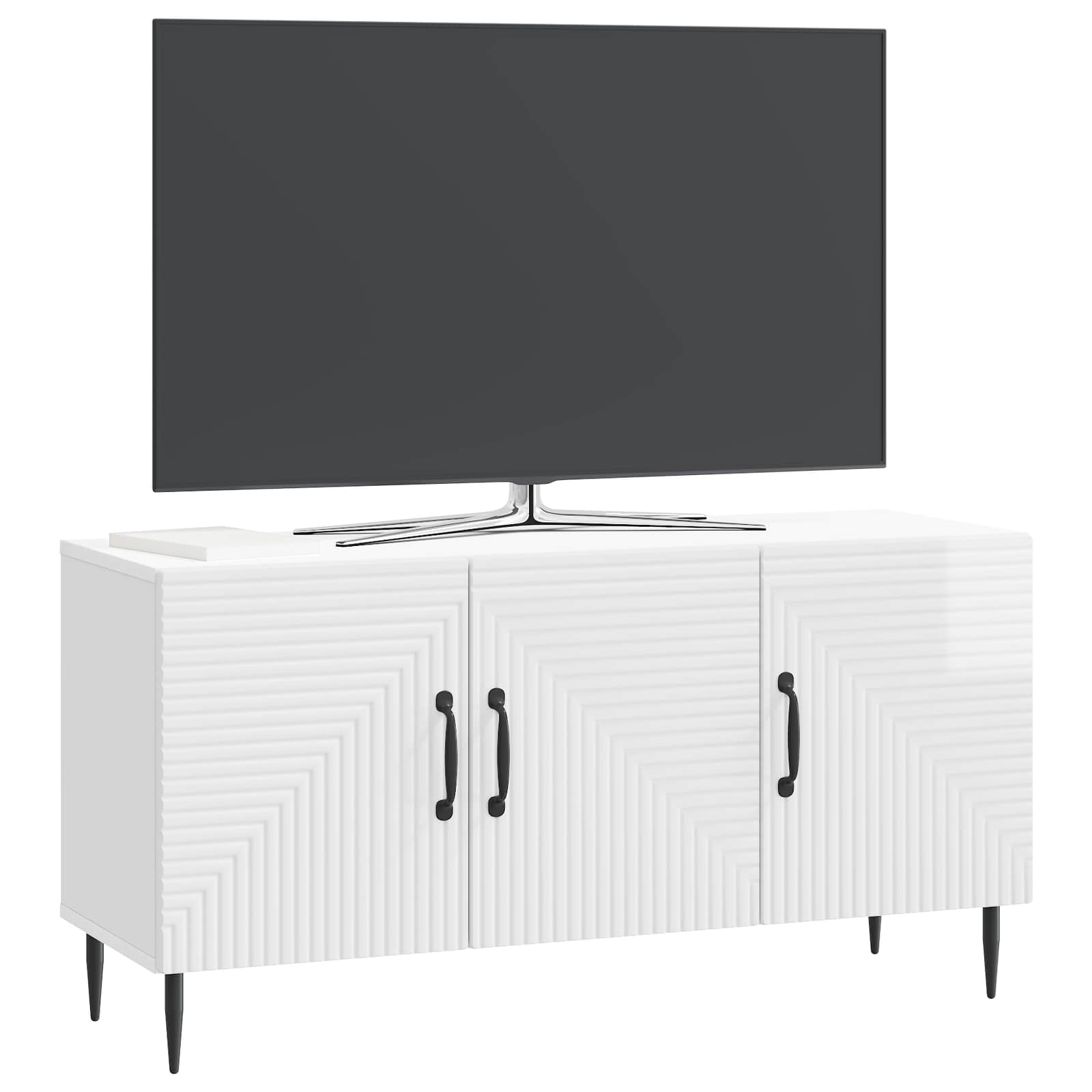 TV ormar Bijela visokog sjaja 99 x 34,5 x 50 cm