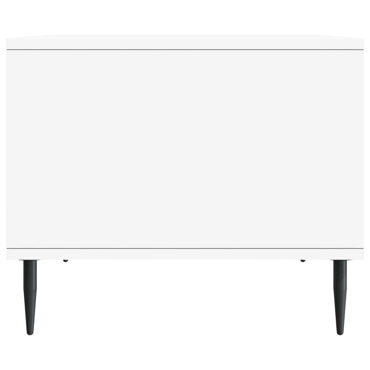 Kava Stol Bijela 90 x 50 x 40 cm Konstruirano drvo