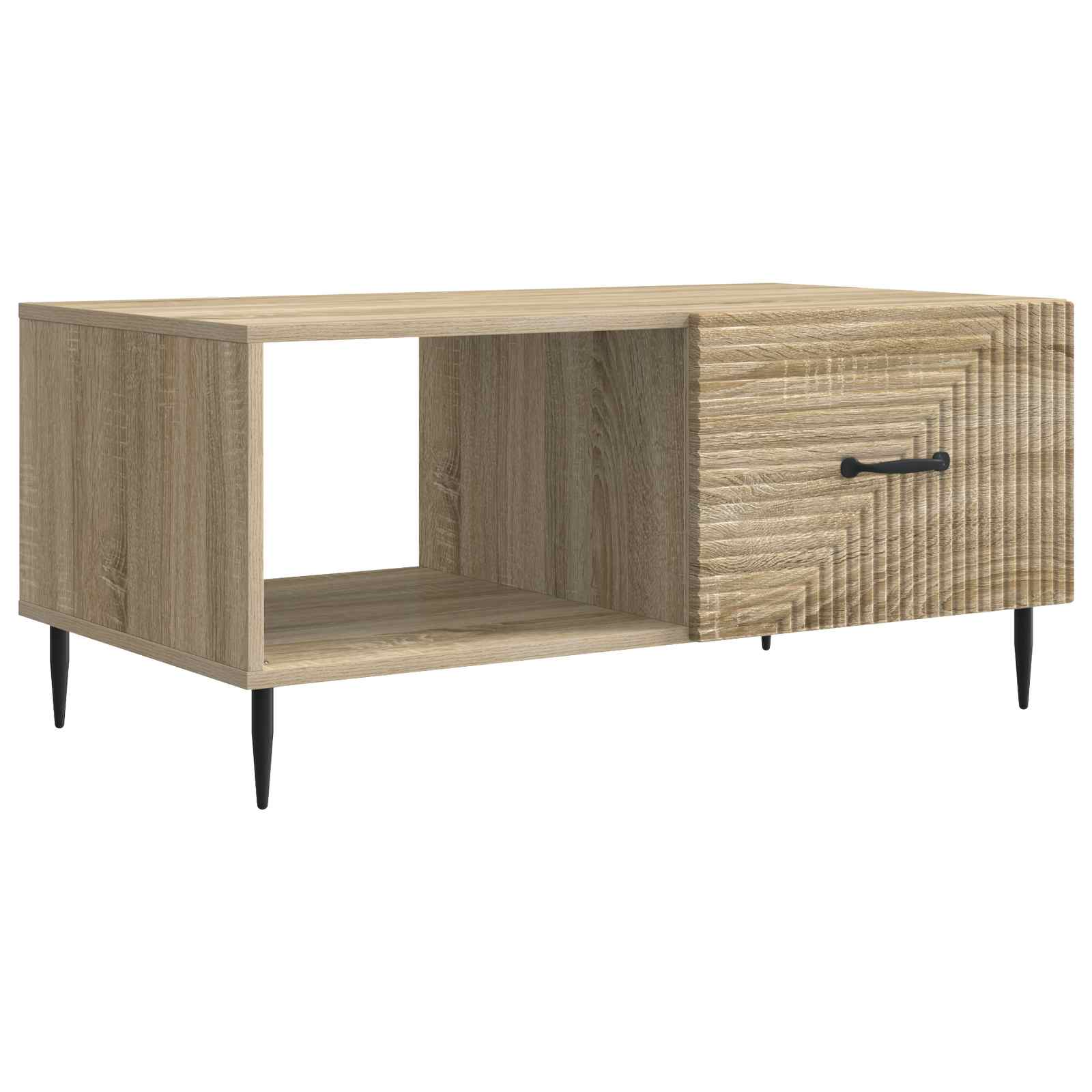 Kava Stol Hrast sonoma 90 x 50 x 40 cm Konstruirano drvo