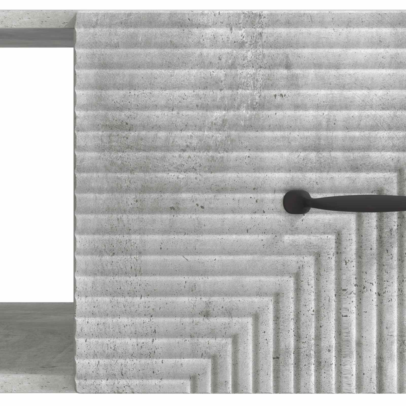 Kava Stol Betonska siva 90 x 50 x 40 cm Konstruirano drvo