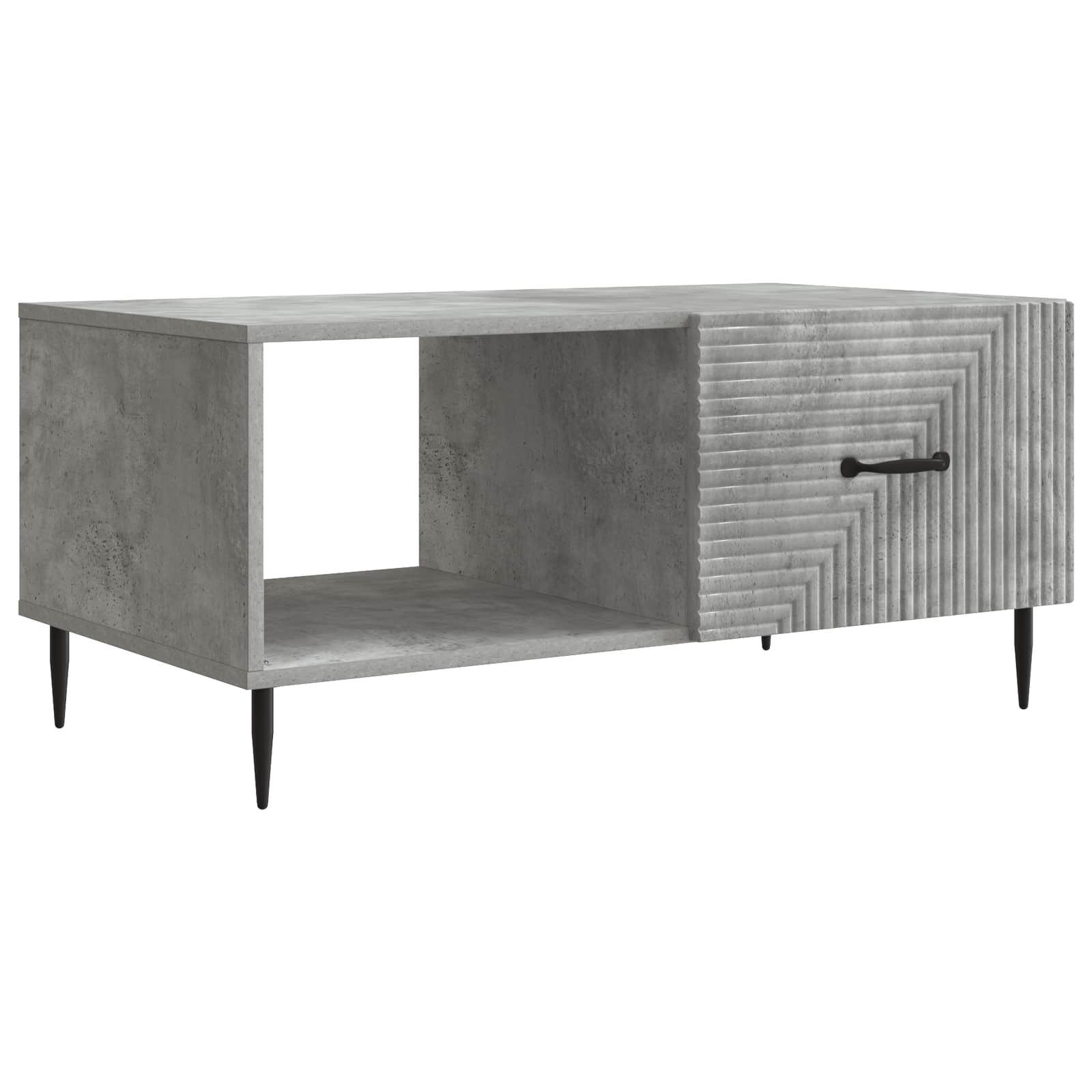 Kava Stol Betonska siva 90 x 50 x 40 cm Konstruirano drvo