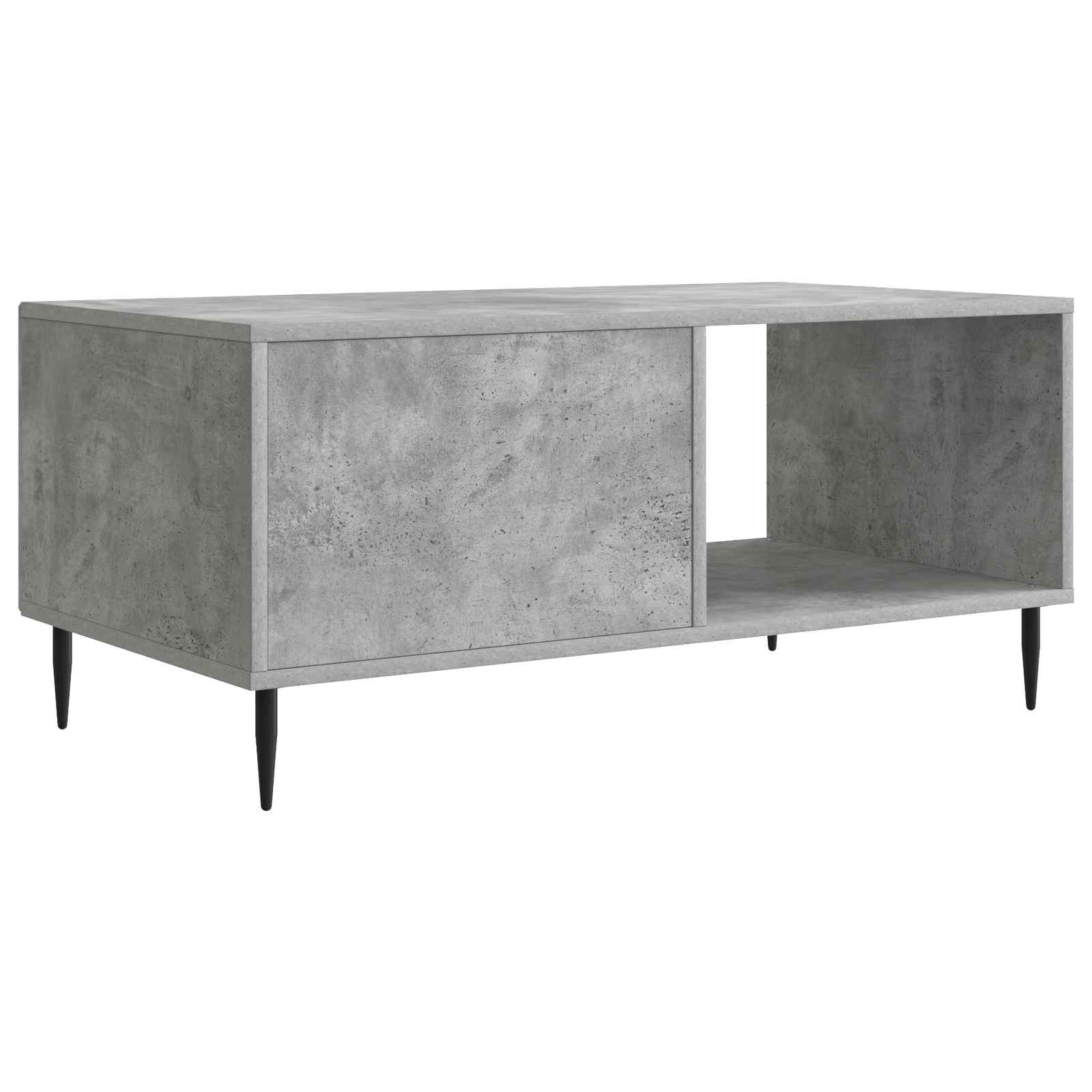 Kava Stol Betonska siva 90 x 50 x 40 cm Konstruirano drvo