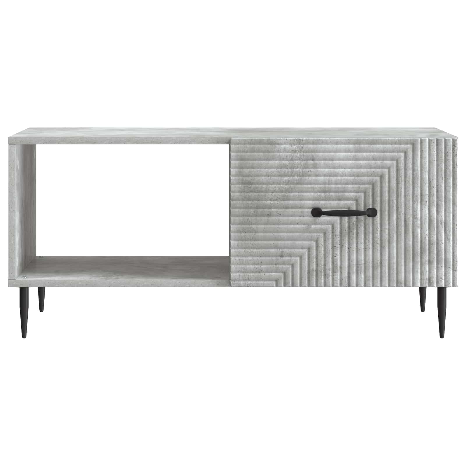 Kava Stol Betonska siva 90 x 50 x 40 cm Konstruirano drvo