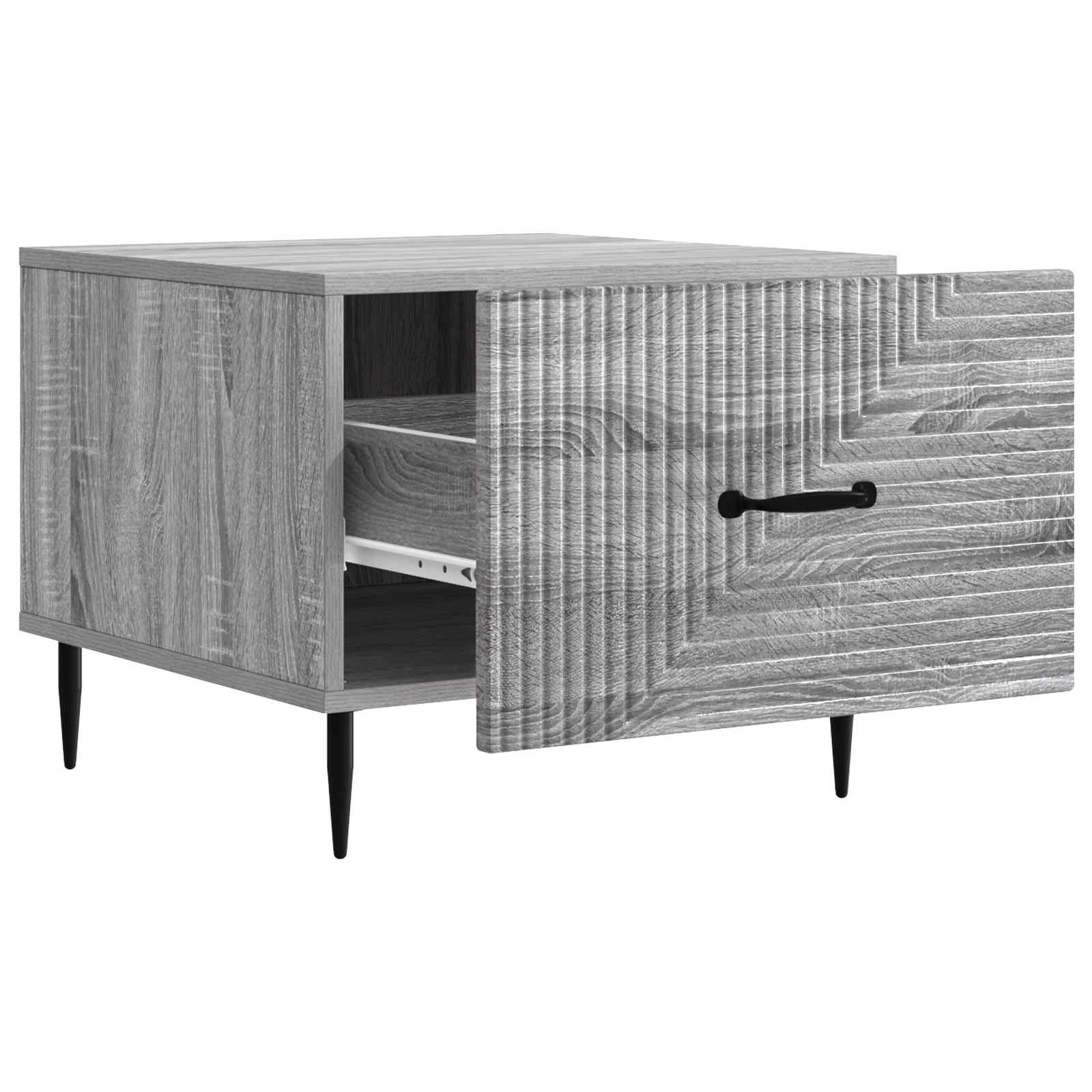 Kava Stol Siva sonoma 49 x 50 x 40 cm Konstruirano drvo