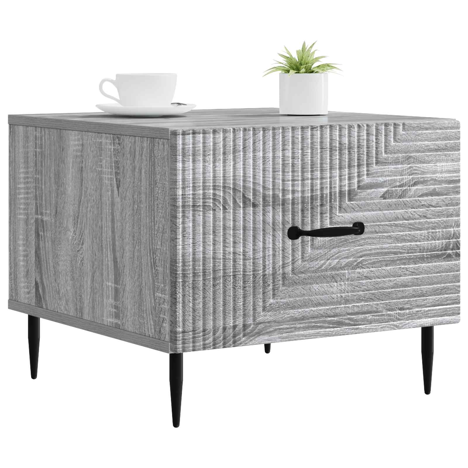 Kava Stol Siva sonoma 49 x 50 x 40 cm Konstruirano drvo