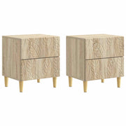 Noćni ormarić 2 pcs Hrast sonoma 43 x 34,5 x 48 cm