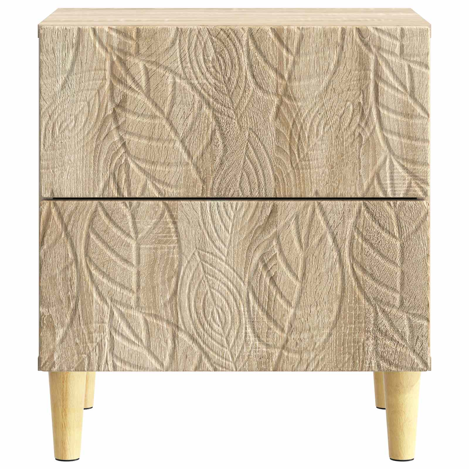 Noćni ormarić 2 pcs Hrast sonoma 43 x 34,5 x 48 cm