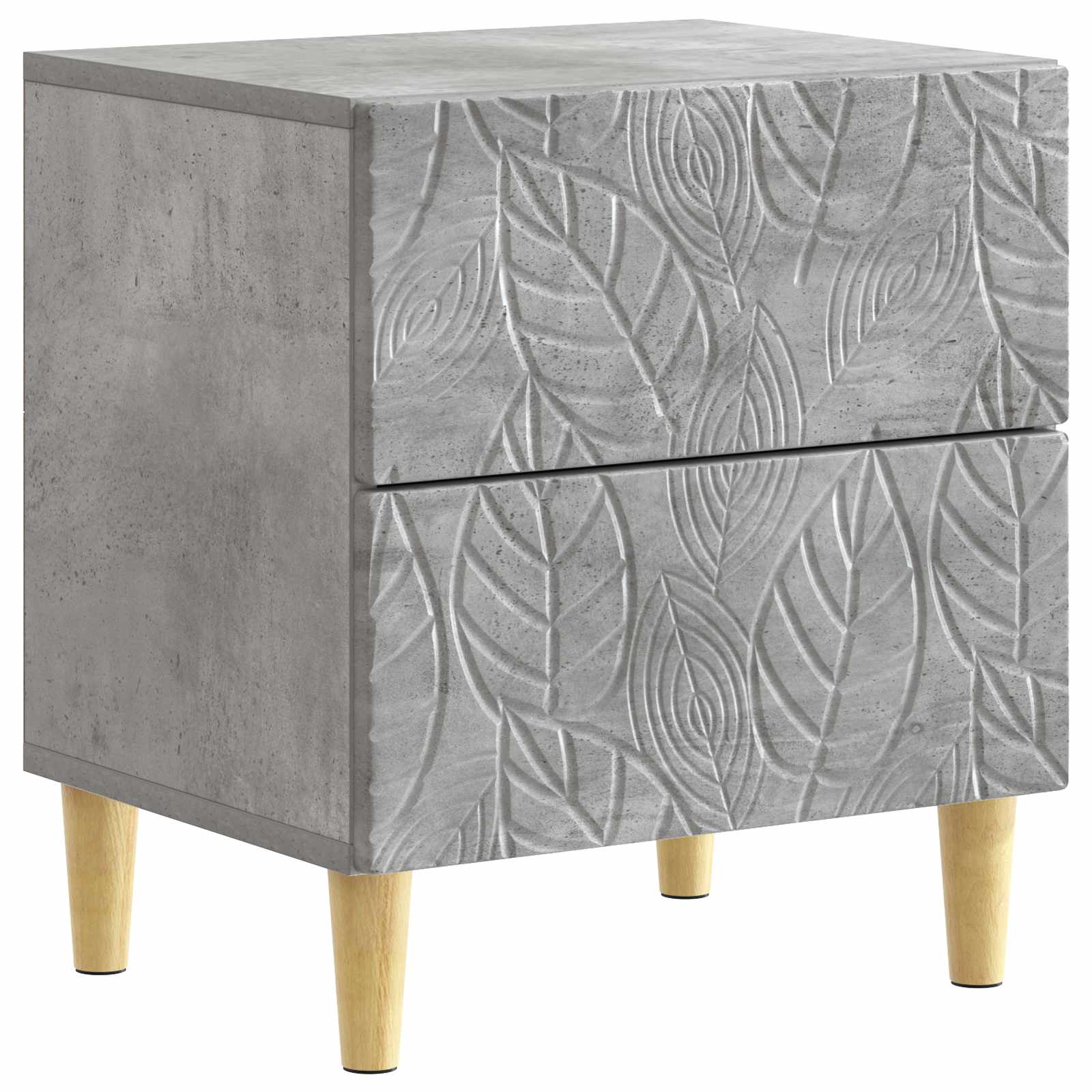 Noćni ormarić 2 pcs Betonska siva 43 x 34,5 x 48 cm