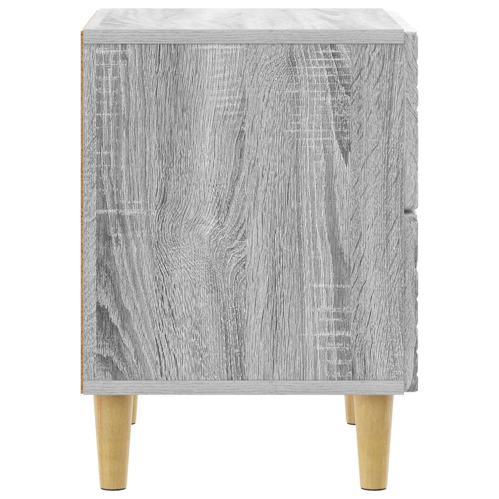 Noćni ormarić Siva Sonoma 43 x 34,5 x 48 cm Konstruirano drvo