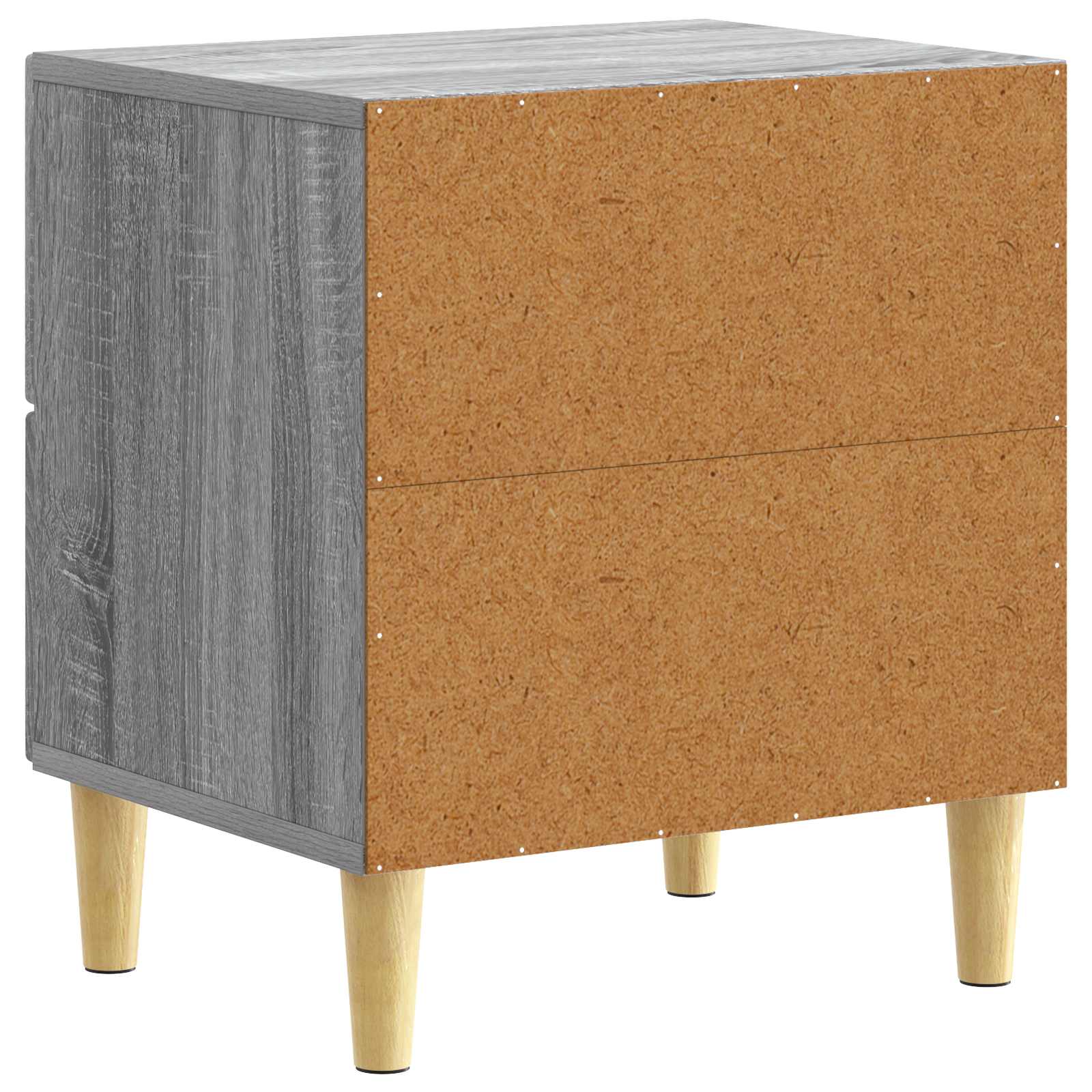 Noćni ormarić 2 pcs Siva Sonoma 43 x 34,5 x 48 cm
