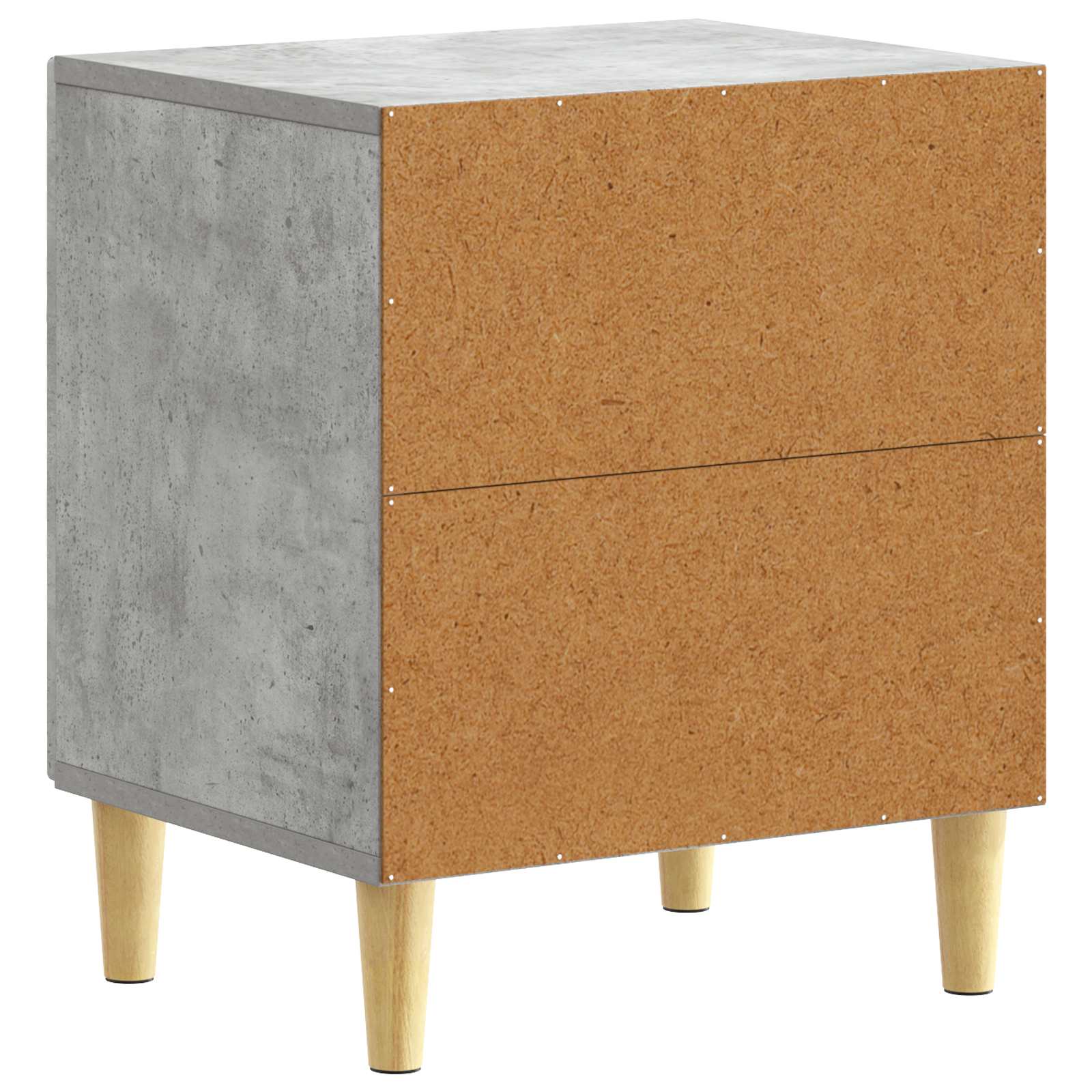 Noćni ormarić 2 pcs Betonska siva 43 x 34,5 x 50 cm