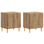 Noćni ormarić 2 pcs Hrast artisan 43 x 34,5 x 50 cm