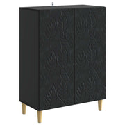 Postol Crna 66 x 34,5 x 90 cm Konstruirano drvo