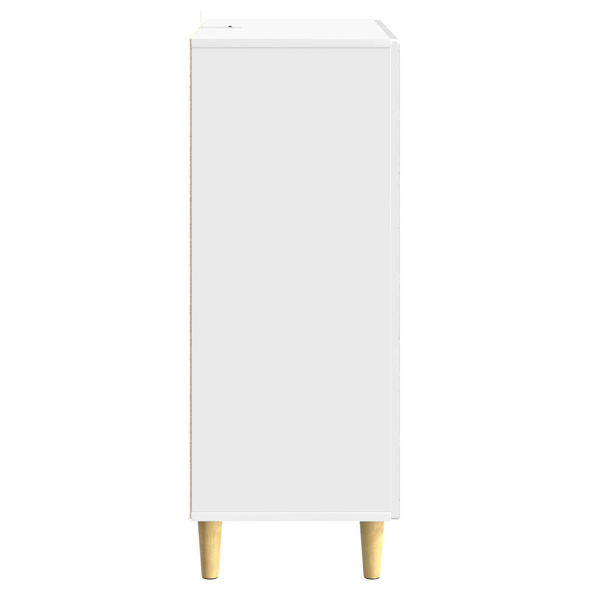 Postol Bijela visokog sjaja 66 x 34,5 x 90 cm Konstruirano drvo