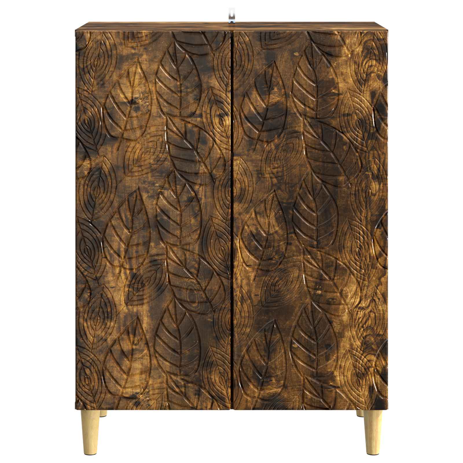 Postol Dimljeni hrast 66 x 34,5 x 90 cm Konstruirano drvo