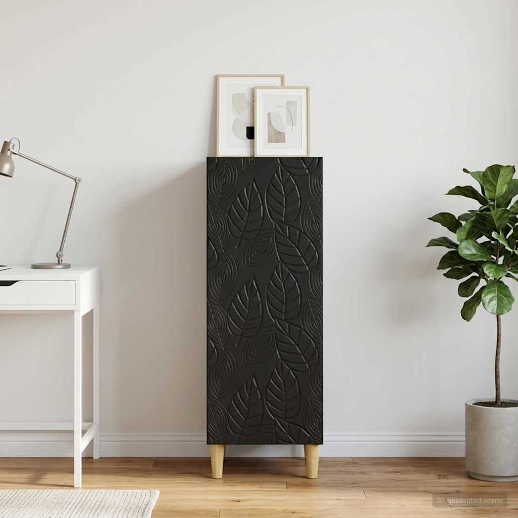 Kreveta Crna 33 x 34,5 x 90 cm Konstruirano drvo