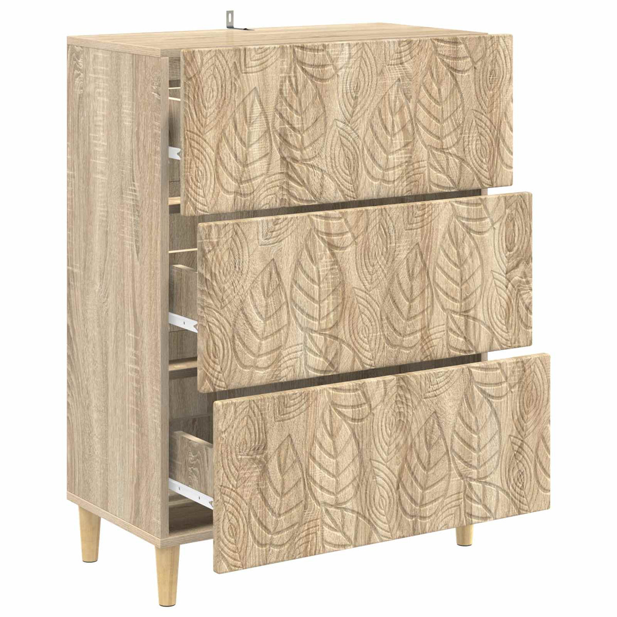 Ormar s ladicama Hrast sonoma 66 x 34,5 x 90 cm