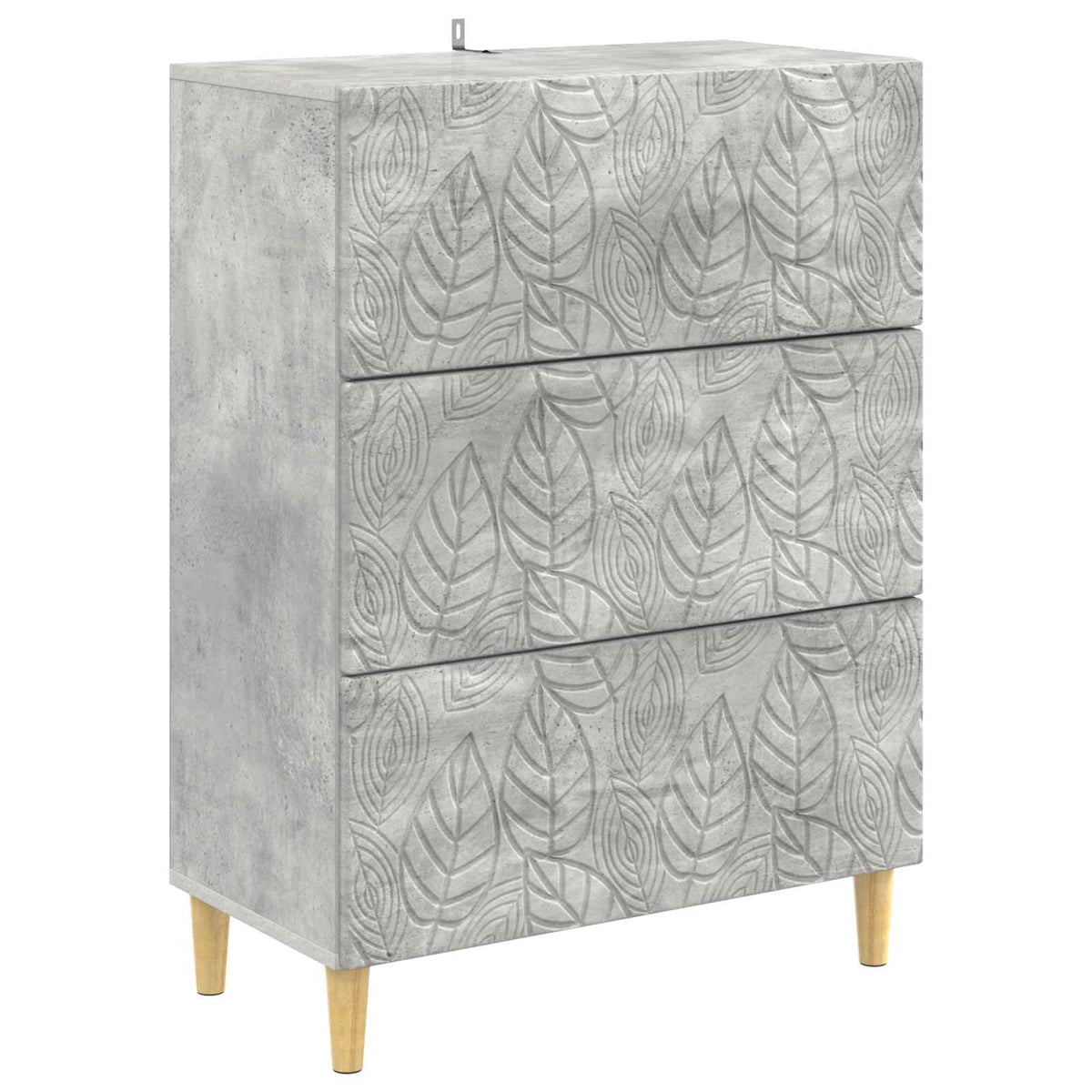 Ormar s ladicama Betonska siva 66 x 34,5 x 90 cm